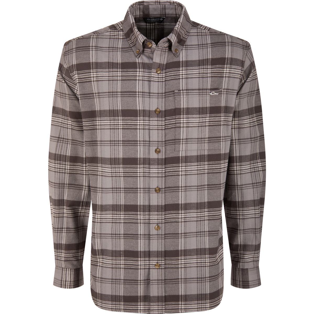 DRAKE CLOTHING CO. Men's Sport Shirt HARDY GREY / S Drake Autumn Flannel Shirt DS1070HGP