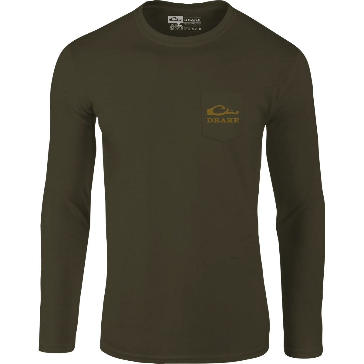 DRAKE CLOTHING CO. Men's Tees Drake Circle Mallard Long Sleeve T-Shirt