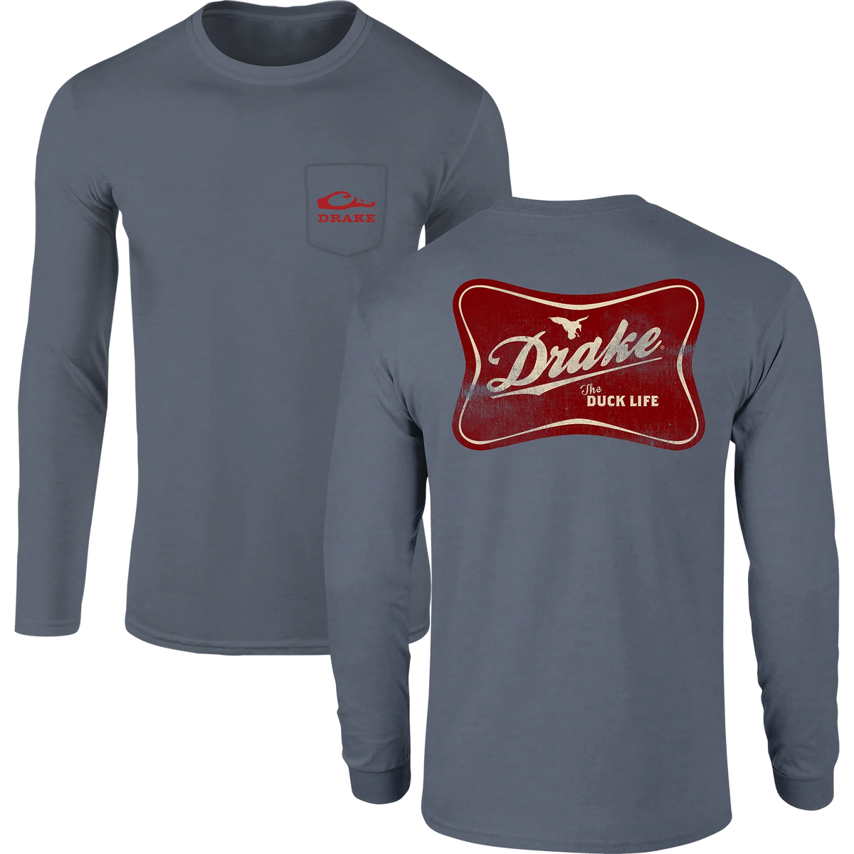 DRAKE CLOTHING CO. Men's Tees Drake - The Drake Life - Long Sleeve T-Shirt
