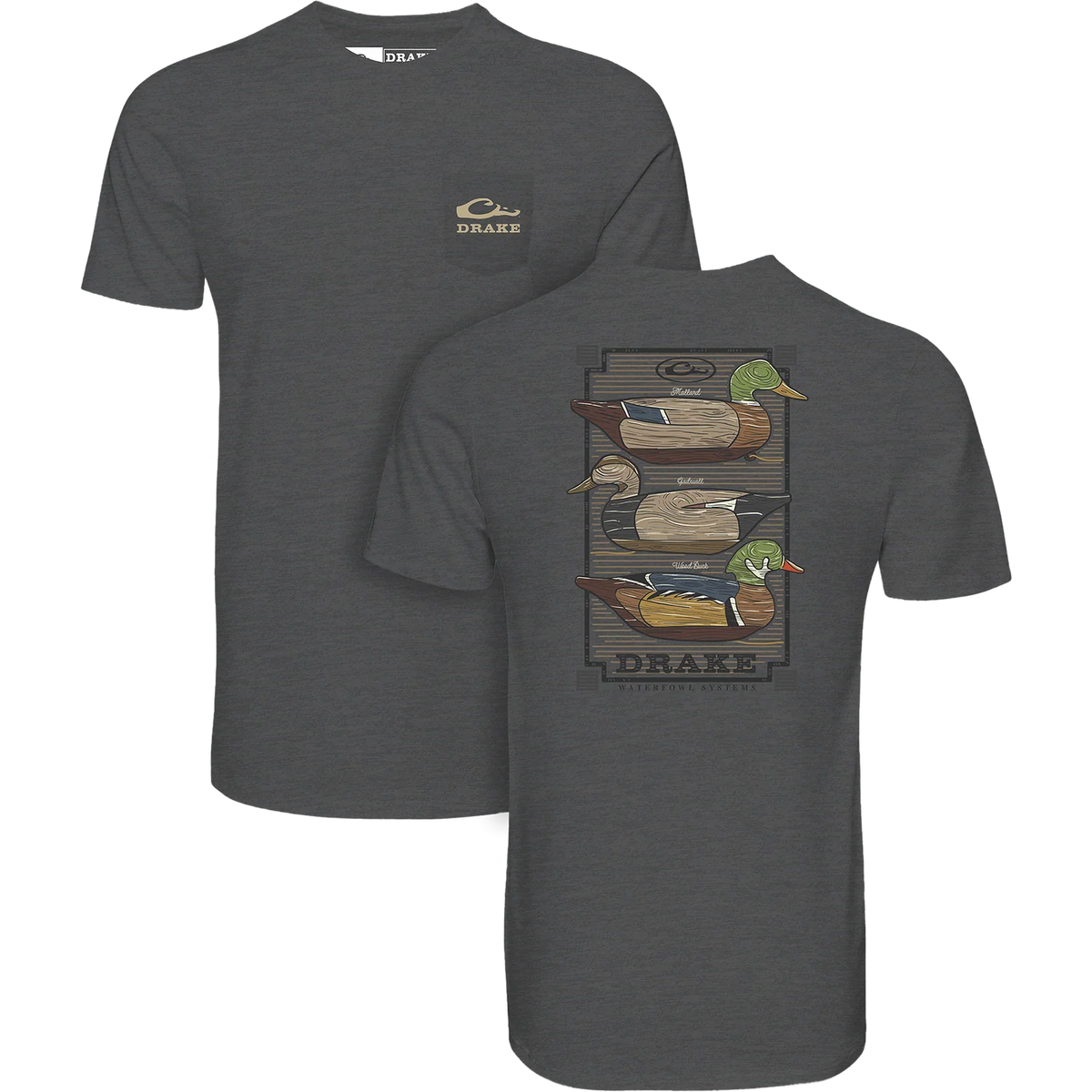 DRAKE CLOTHING CO. Men's Tees Drake Vintage Dixie Decoys Stack T-Shirt