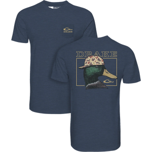 DRAKE CLOTHING CO. Men's Tees SPELL / S Drake Back Cap Mallard T-Shirt DT0300SPB