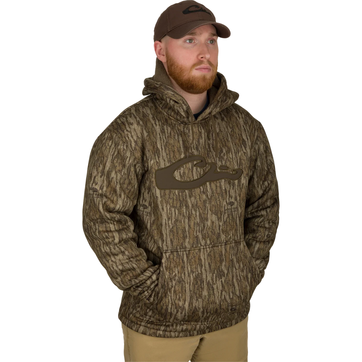DRAKE CLOTHING CO. Mens Jackets Drake LST Silencer Fleece-Lined Hoodie || David's Clothing
