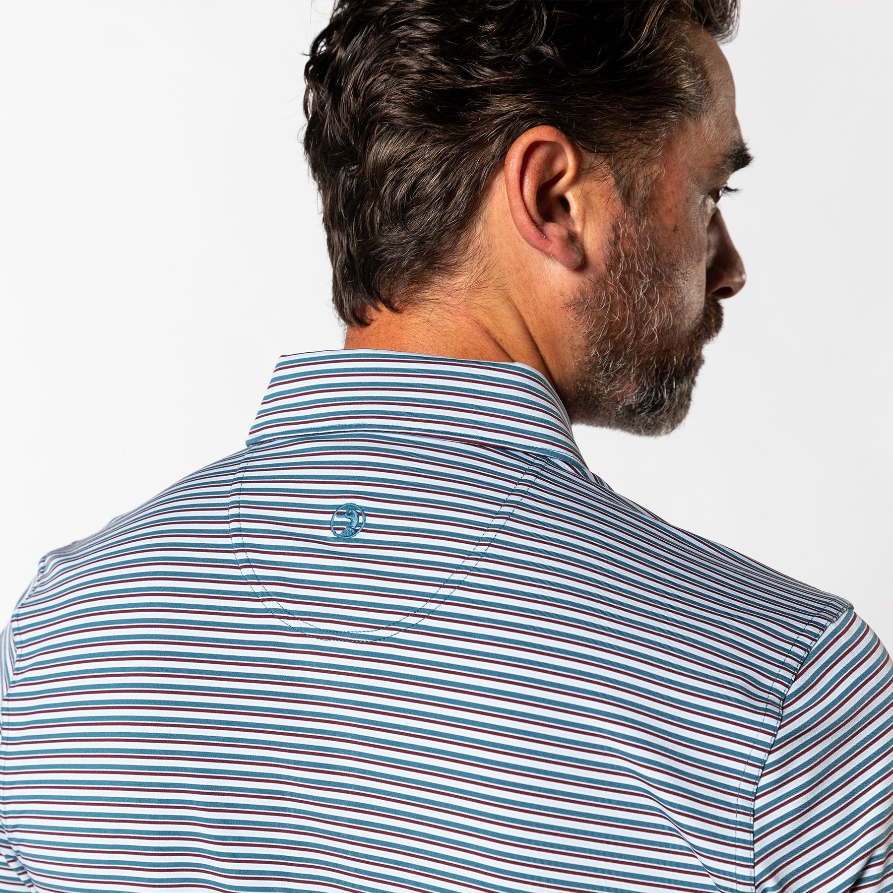 DUCK HEAD Men's Polo TEAL BLUE / S Duck Head Long Drive Performance Polo D21143409