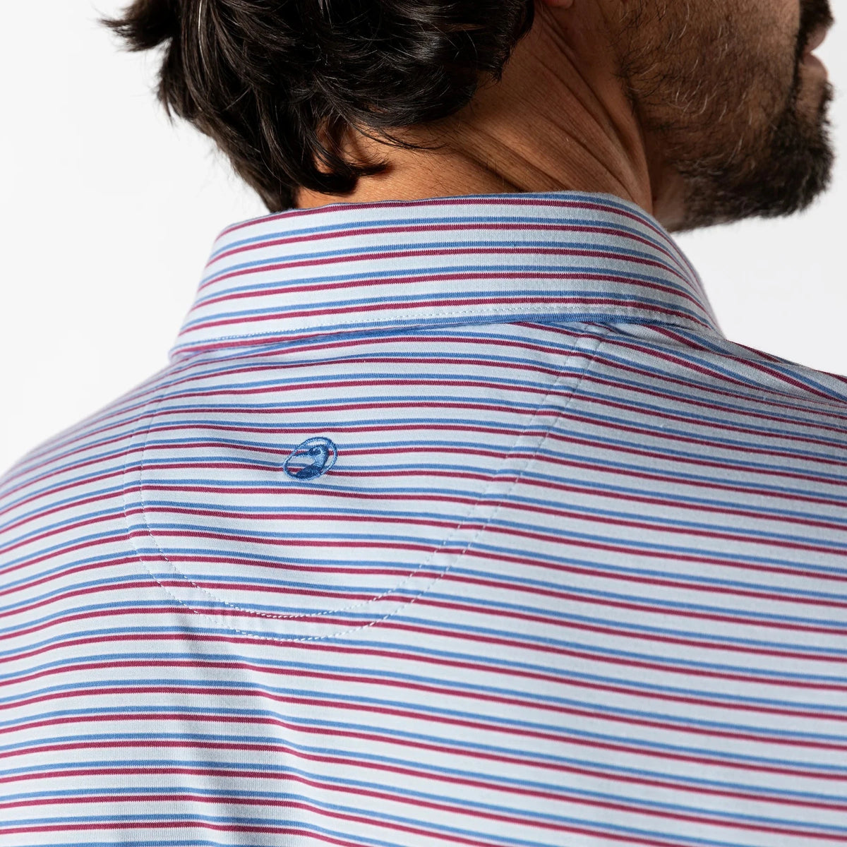 DUCK HEAD Men's Polo Duck Head Summerford Performance Jersey Polo || David's Clothing