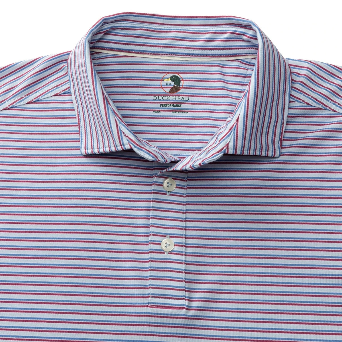 DUCK HEAD Men's Polo Duck Head Summerford Performance Jersey Polo || David's Clothing