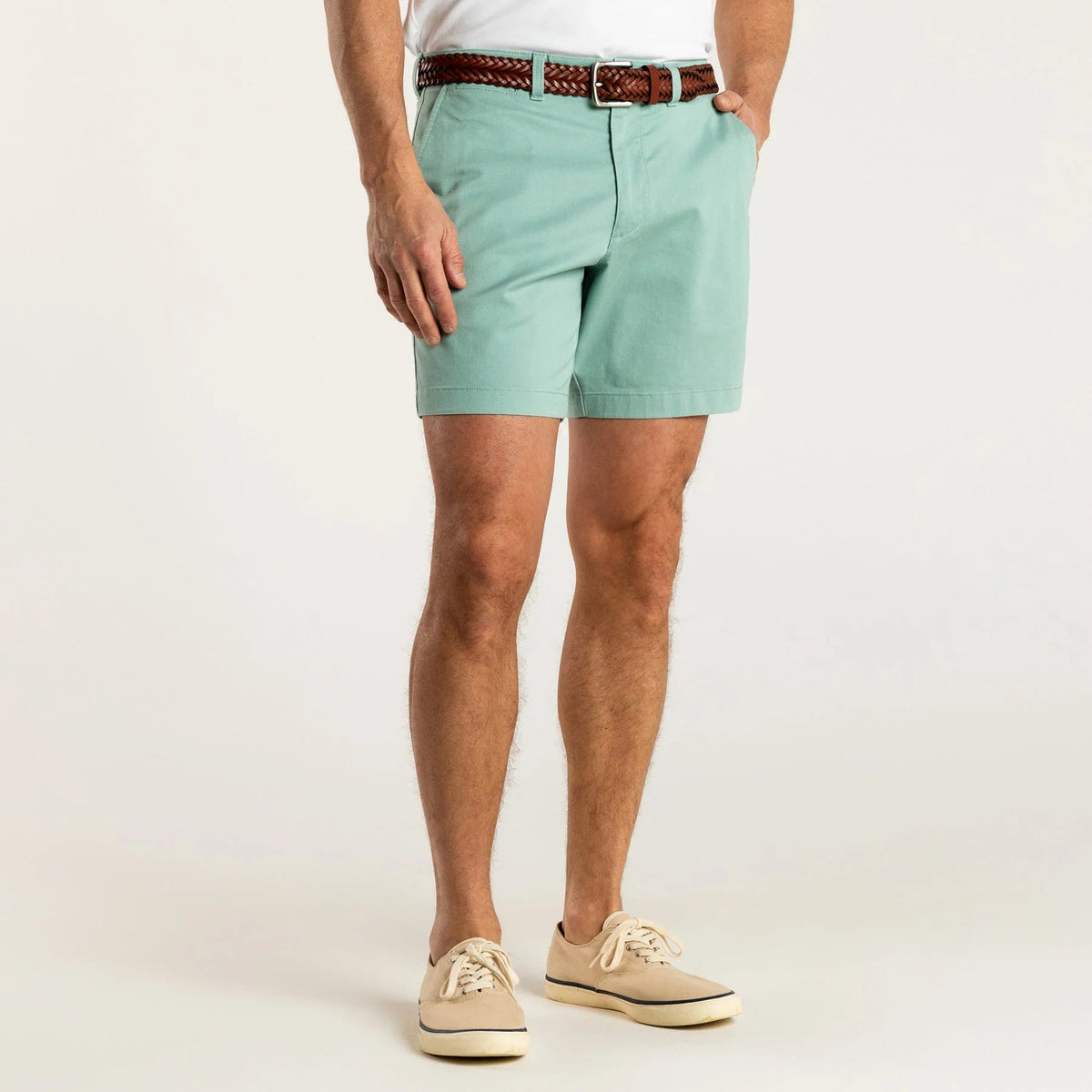 DUCK HEAD Men's Shorts GREEN / 28 / 7 inch Duck Head 7" Gold School Chino Short || David's Clothing D61003474