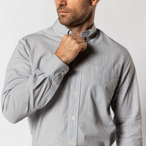 DUCK HEAD Men's Sport Shirt Duck Head Cotton Cashmere Poplin Sport Shirt Rollins Plaid