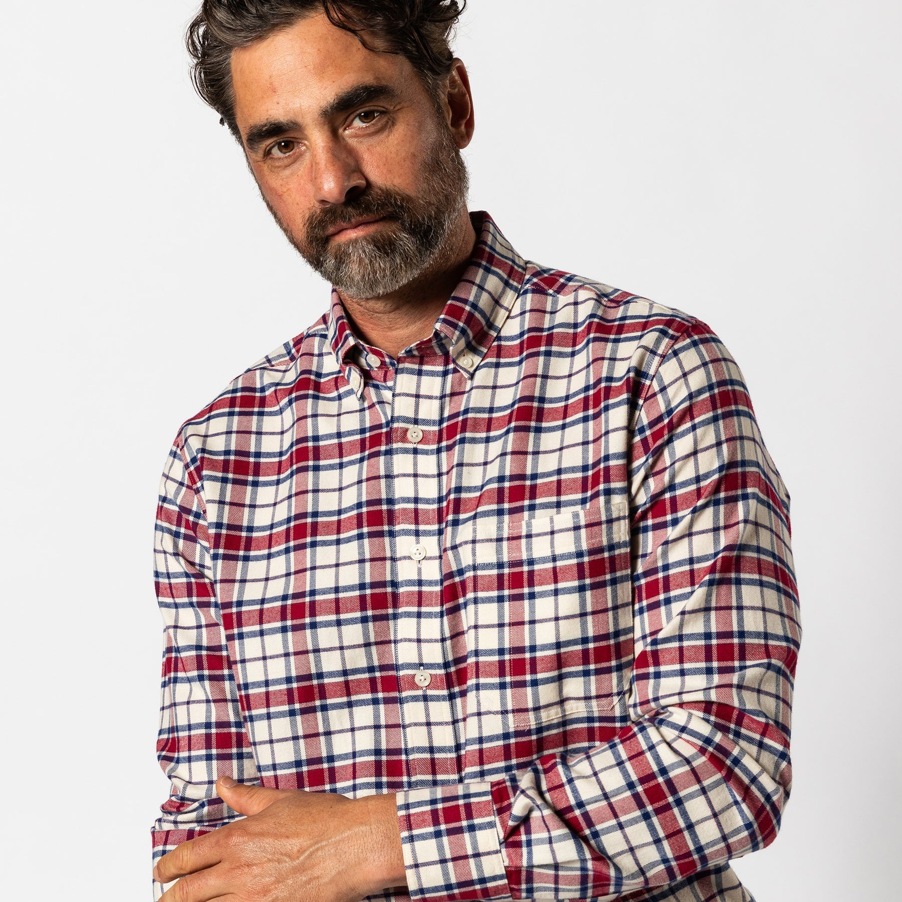 DUCK HEAD Men's Sport Shirt Duck Head Cotton Flannel Sport Shirt