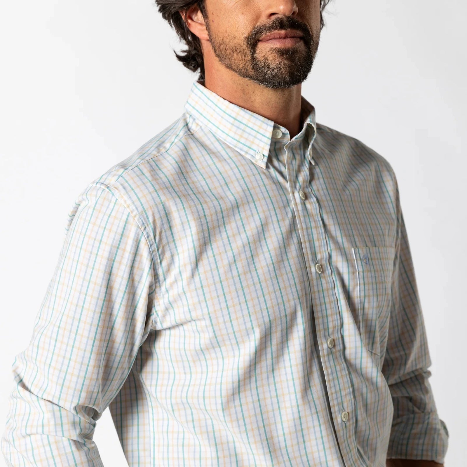 DUCK HEAD Men's Sport Shirt Duck Head Performance Poplin Sport Shirt