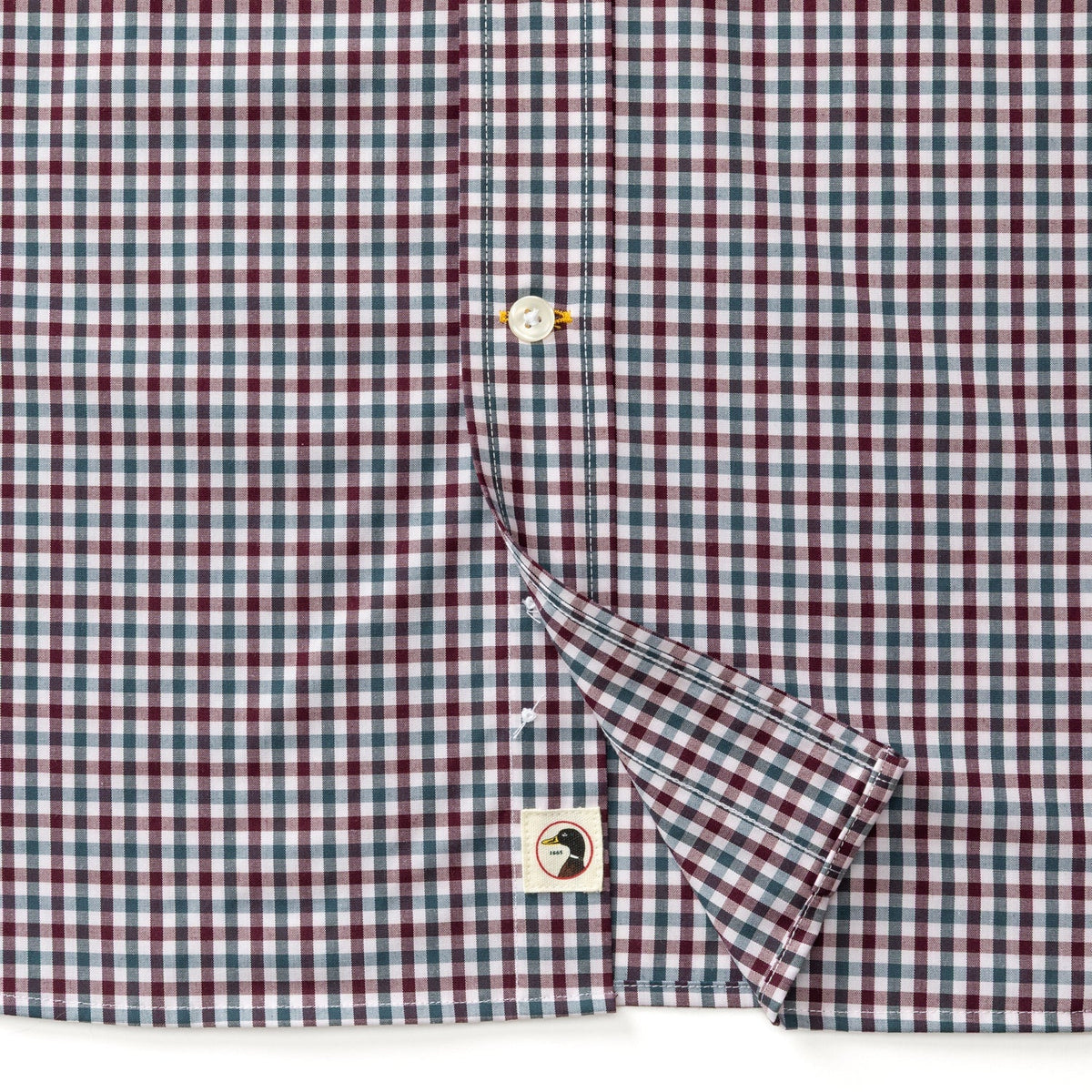DUCK HEAD Men's Sport Shirt Duck Head Performance Poplin Sport Shirt Merill Gingham