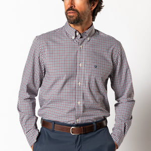 DUCK HEAD Men's Sport Shirt Duck Head Performance Poplin Sport Shirt Merill Gingham