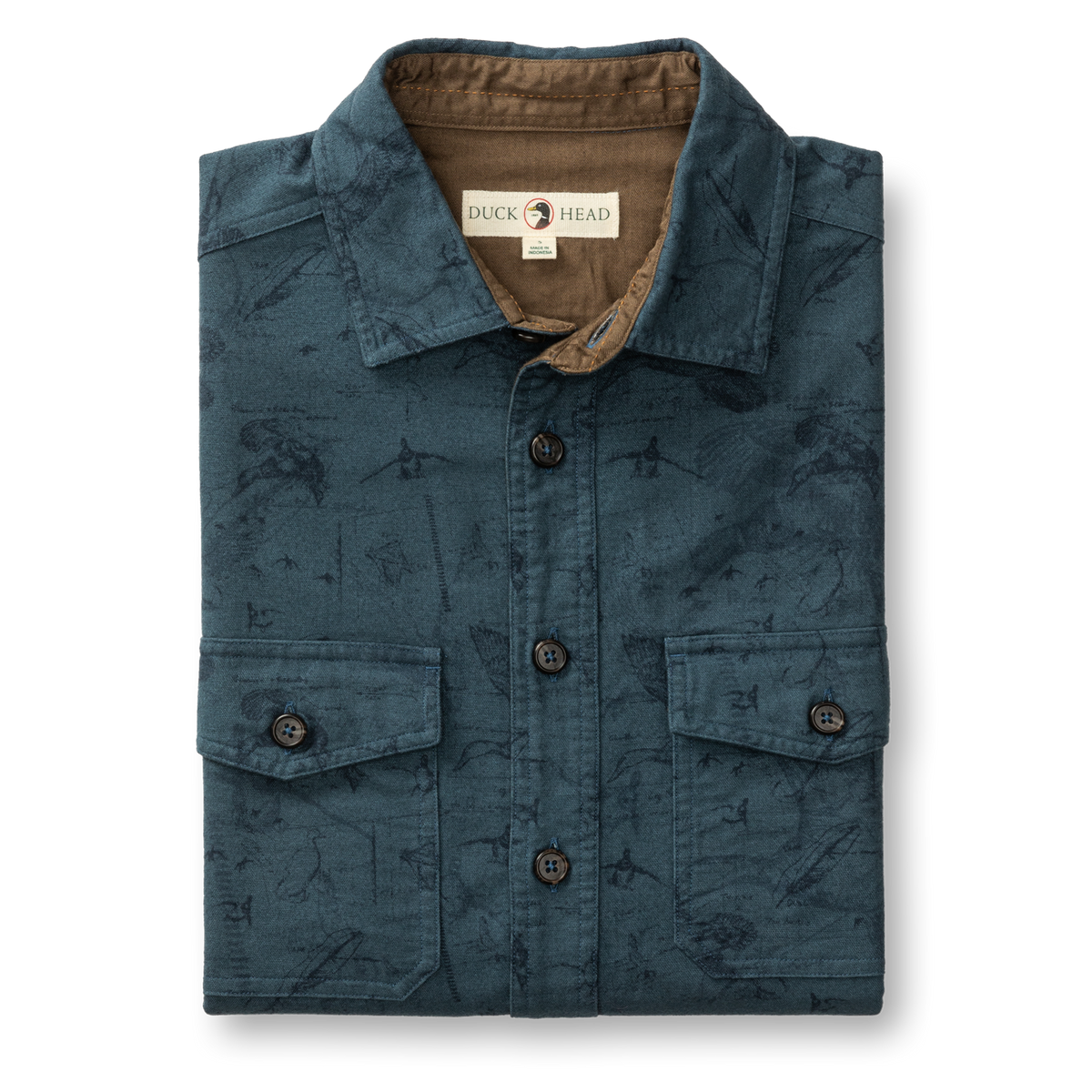 DUCK HEAD Men's Sport Shirt Duck Head Slater Moleskin Overshirt