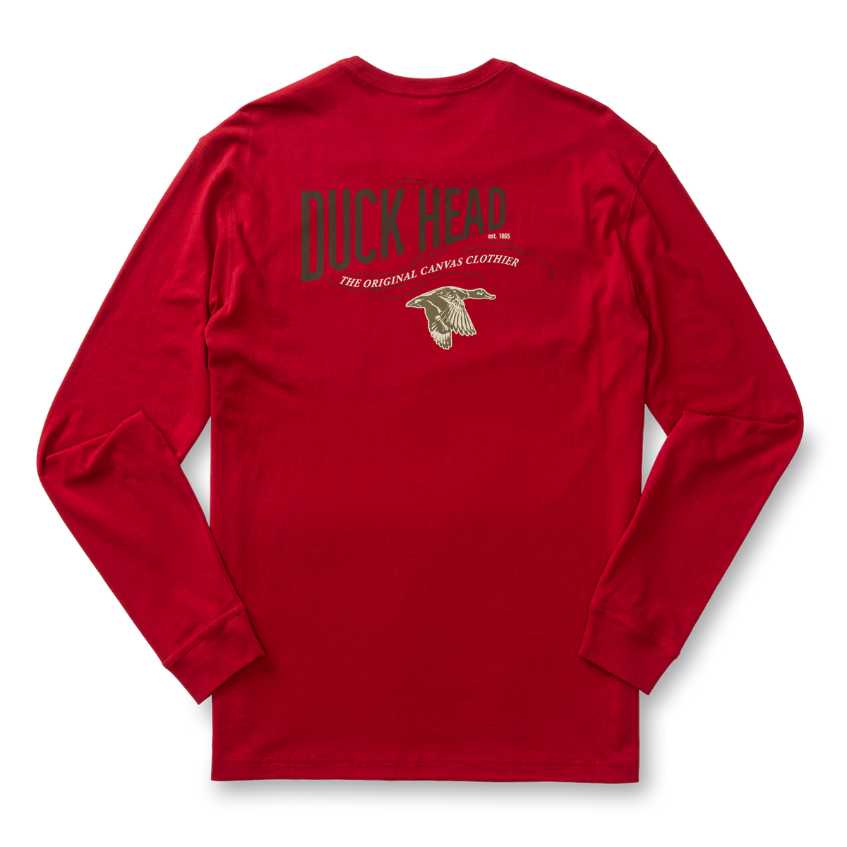 DUCK HEAD Men's Tees Duck Head The Original Canvas Clothier Long Sleeve T-Shirt