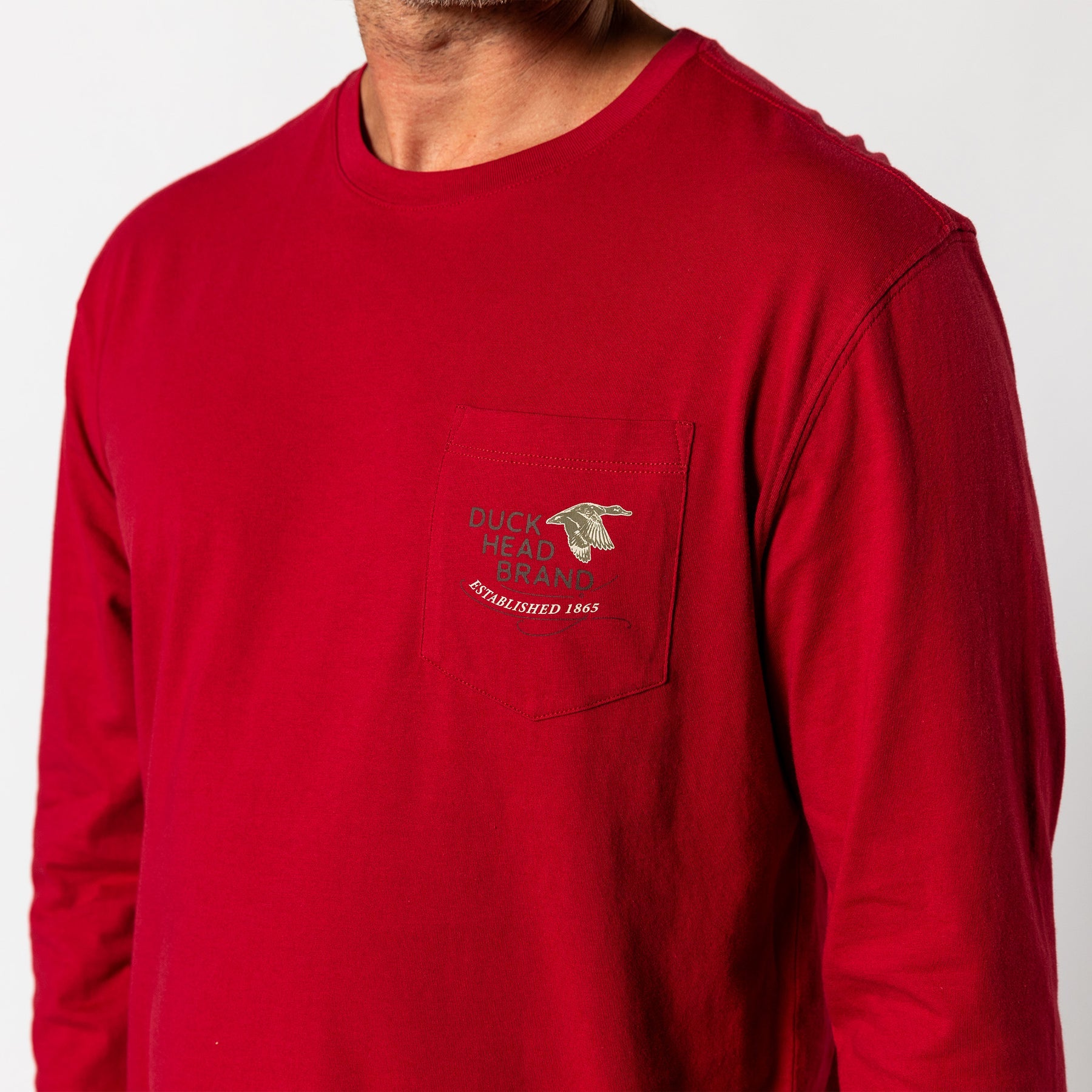 DUCK HEAD Men's Tees Duck Head The Original Canvas Clothier Long Sleeve T-Shirt