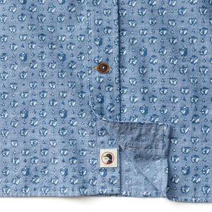 DUCKHEAD Men's Sport Shirt Duck Head Cotton Chambray Sport Shirt