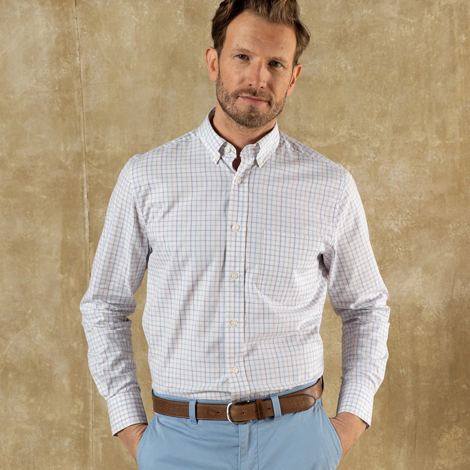 DUCKHEAD Men's Sport Shirt Duck Head Cotton Twill Sport Shirt