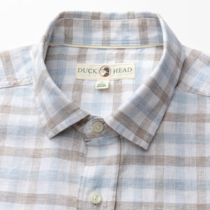 DUCKHEAD Men's Sport Shirt Duck Head Linen Cotton Oxford Sport Shirt