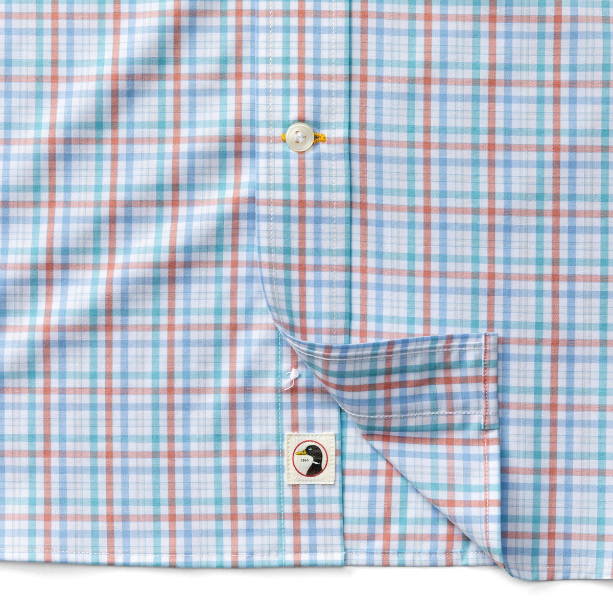 DUCKHEAD Men's Sport Shirt Duck Head Performance Poplin Sport Shirt