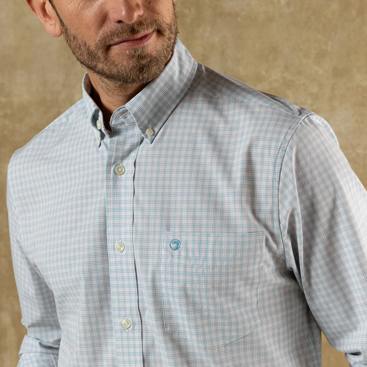 DUCKHEAD Men's Sport Shirt Duck Head Performance Poplin Sport Shirt