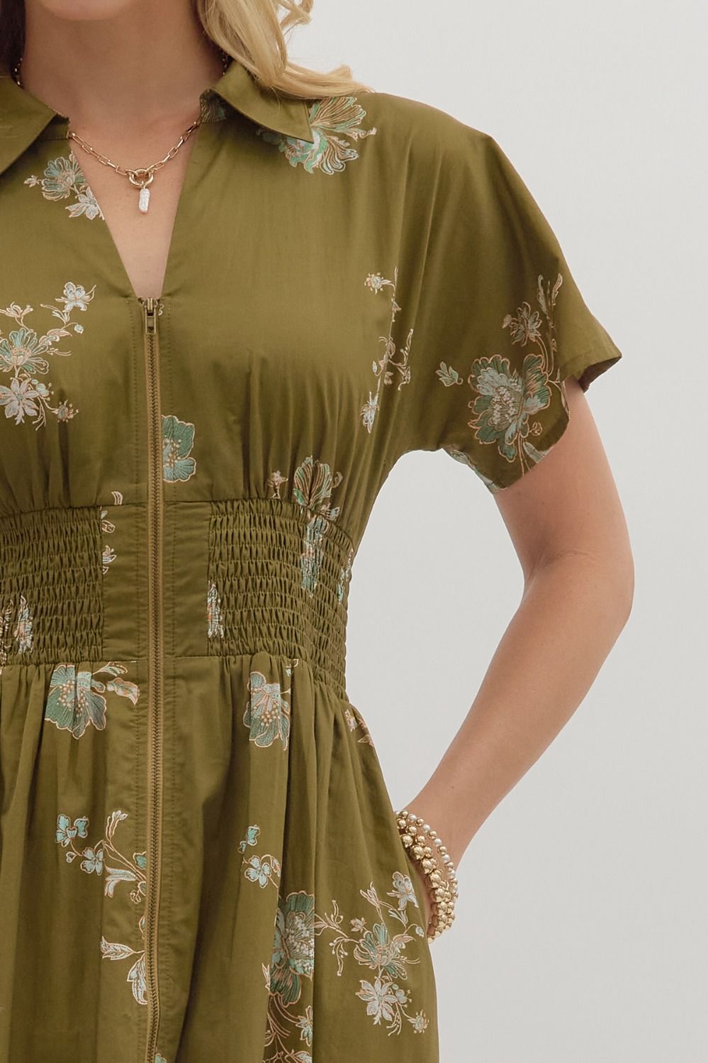 ENTRO INC Women's Dresses Paisley Print Short Sleeve Mini Dress