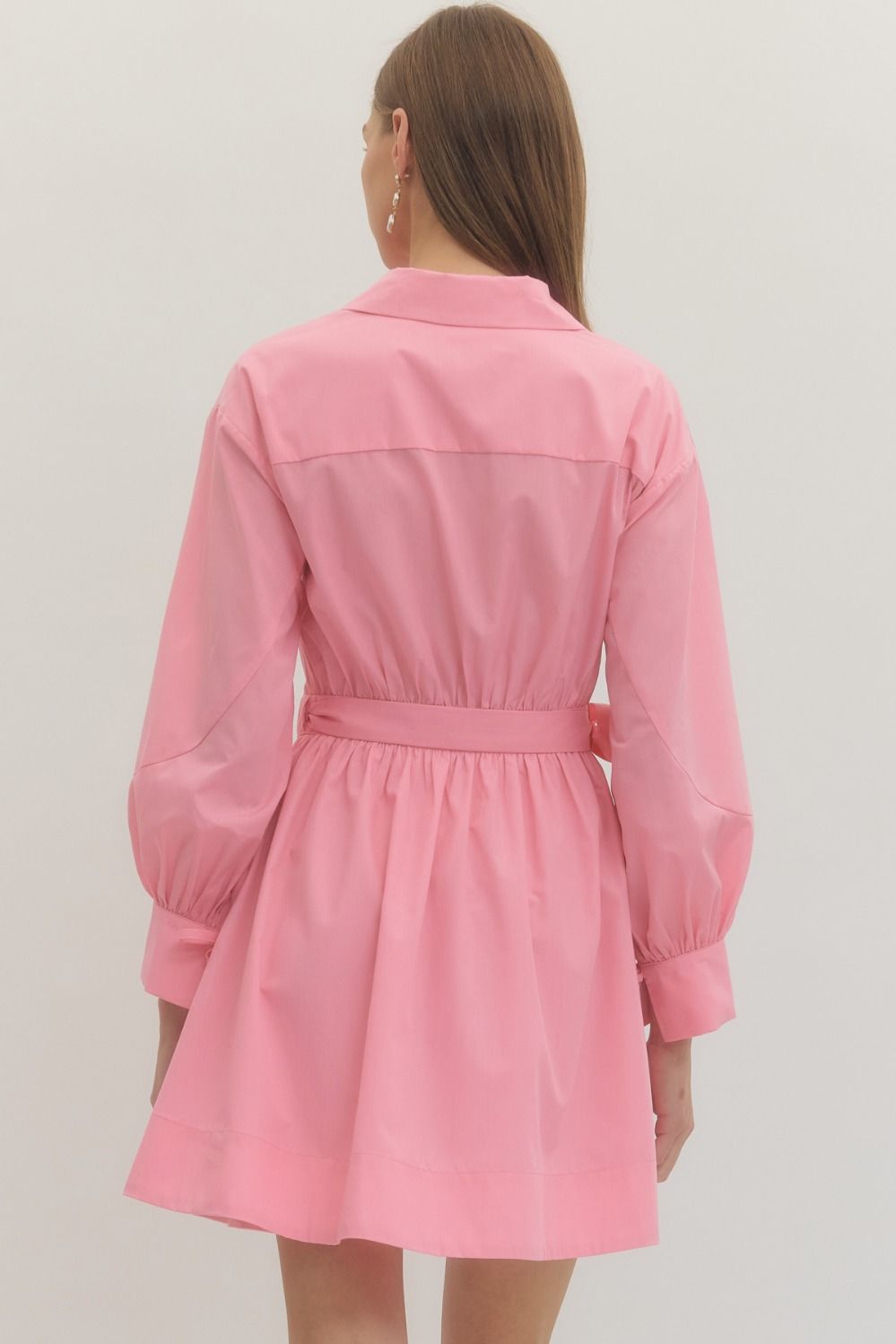 ENTRO INC Women's Dresses Tie Waist Mini Dress