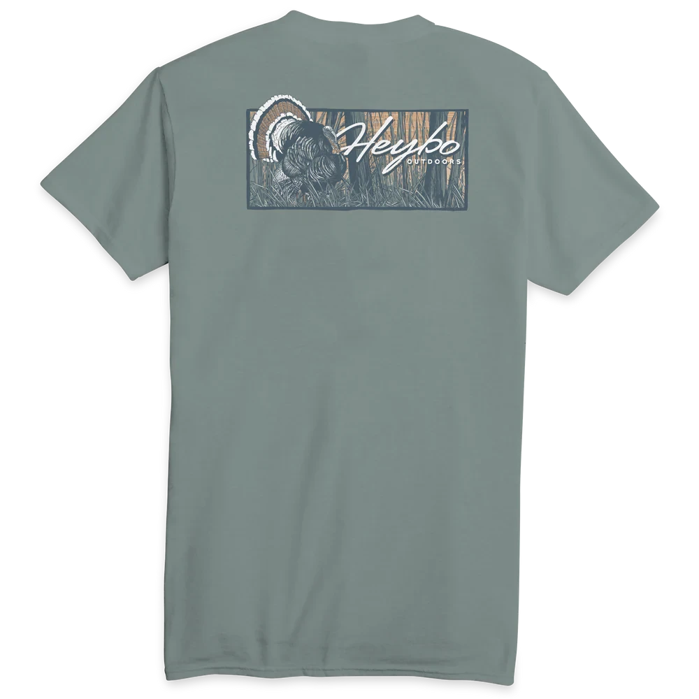 HEYBO OUTDOORS Men's Tees Heybo Turkey Strutting Mens' Tee || David's Clothing