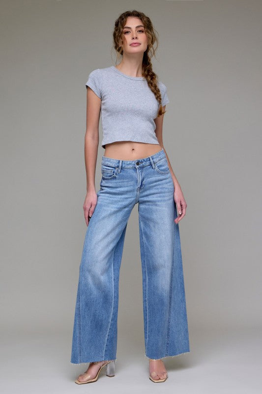 HIDDEN JEANS Women's Jeans Hidden Jeans Medium Light Forward Seams 32in Inseam Wide Leg