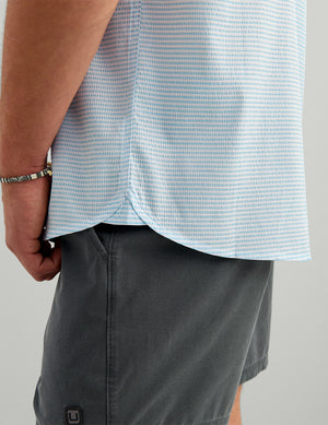 HUK FISHING Men's Sport Shirt Huk Chatham Seersucker Shirt