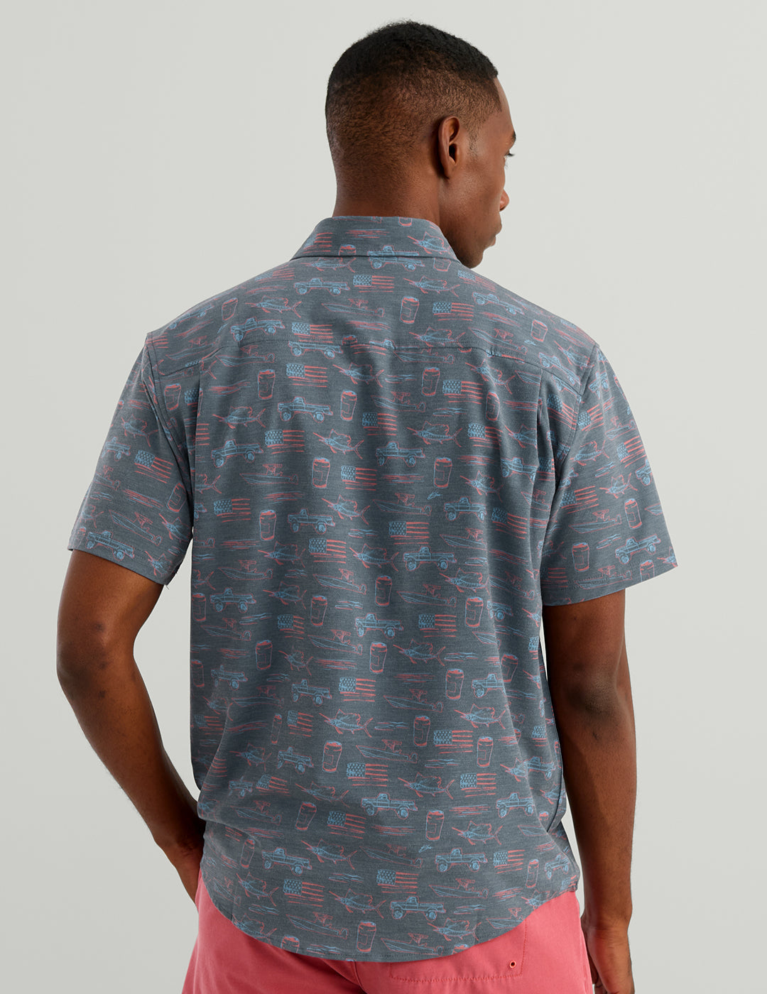 HUK FISHING Men's Sport Shirt Huk Kona Button-Down