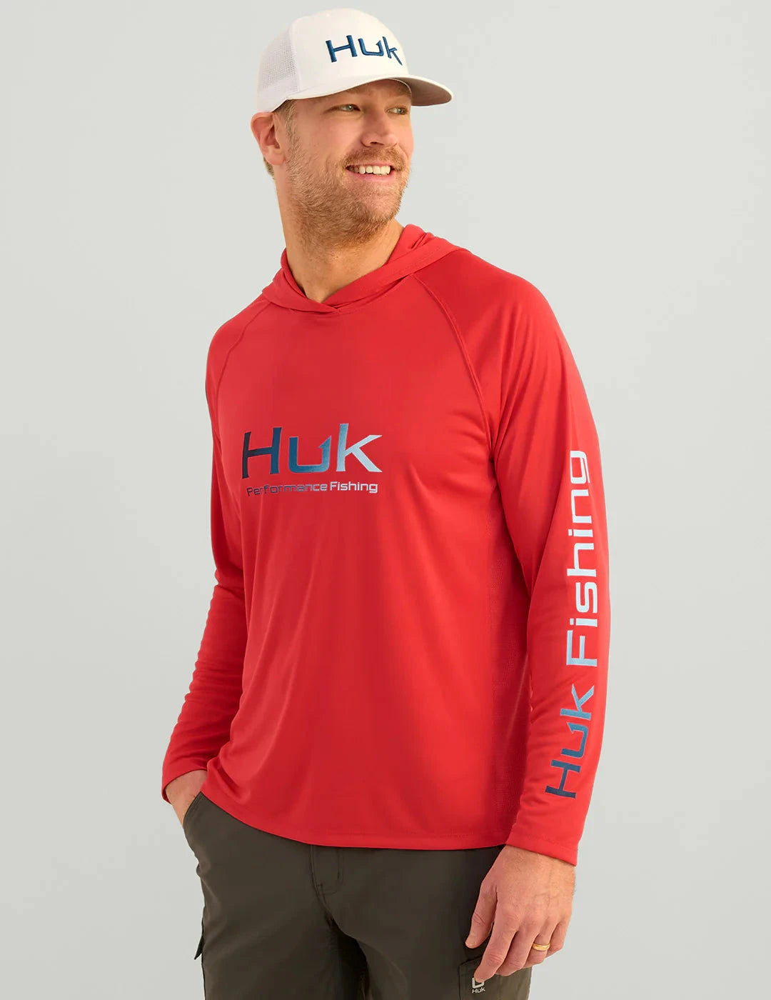 HUK FISHING Men's Tees Huk Pursuit Performance Hoodie || David's Clothing