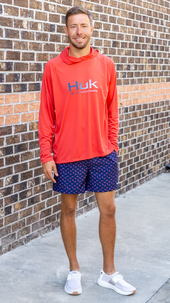 HUK FISHING Men's Tees Huk Pursuit Performance Hoodie || David's Clothing