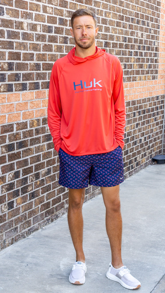 HUK FISHING Men's Tees Huk Pursuit Performance Hoodie || David's Clothing