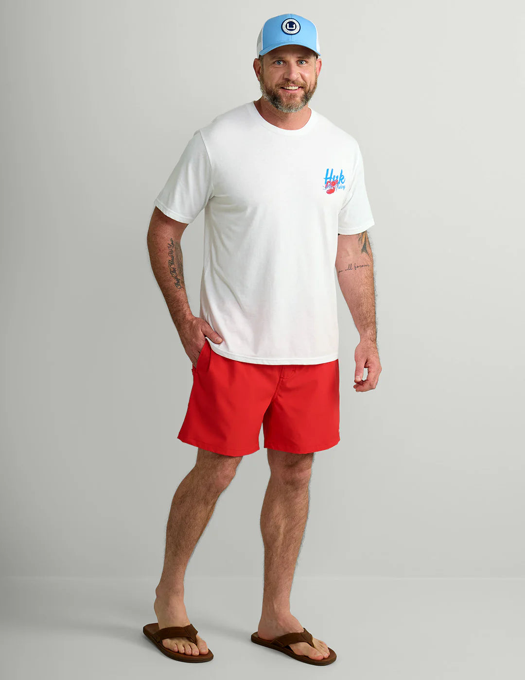 HUK FISHING Mens Shorts Huk Pursuit Volley Swim Short || David's Clothing