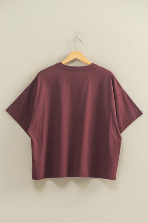 HYFVE INC. Women's Top Crew Neck Short Sleeve Oversized T-shirt