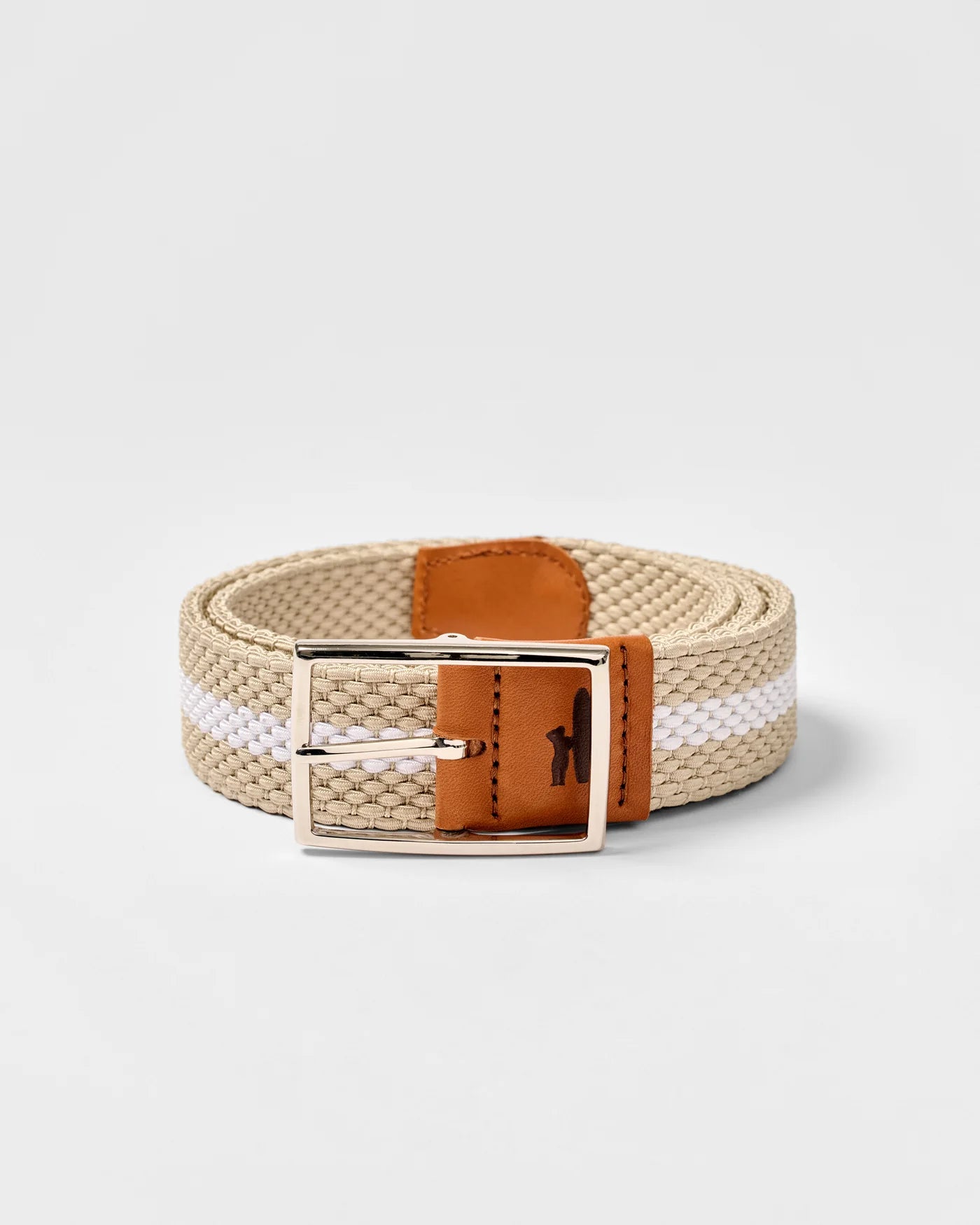JOHNNIE O Men's Belts Johnnie-O Reversible Stripe Stretch Belt