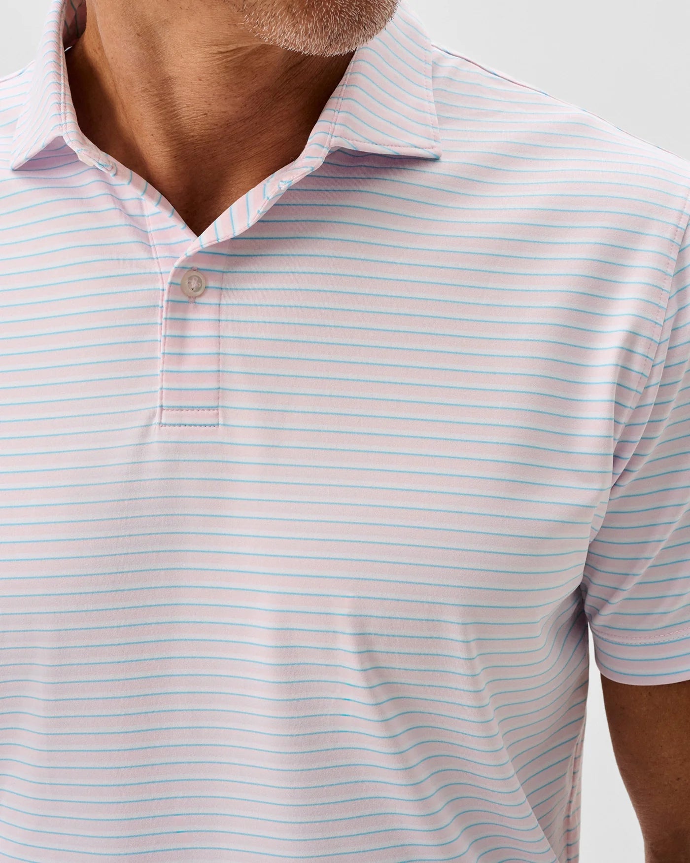 JOHNNIE O Men's Polo Johnnie-O Performance Jersey Polo - Rez Stripe