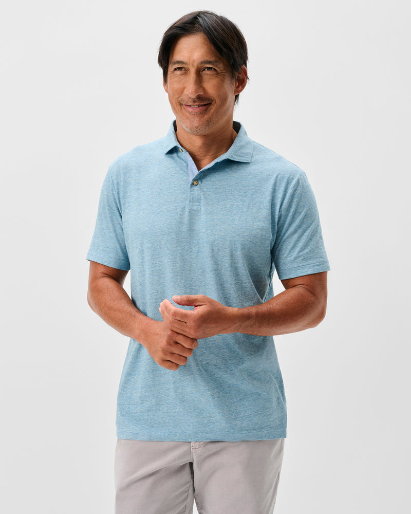 JOHNNIE O Men's Polo Johnnie-O Slub Cotton Blend Polo