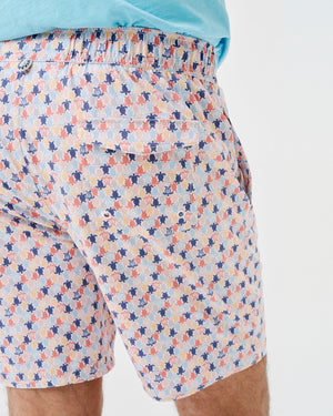 JOHNNIE O Men's Shorts Johnnie-O Half Elastic 7" Swim Trunks