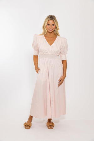 KARLIE CLOTHES Women's Dresses 252 SOLID V NECK