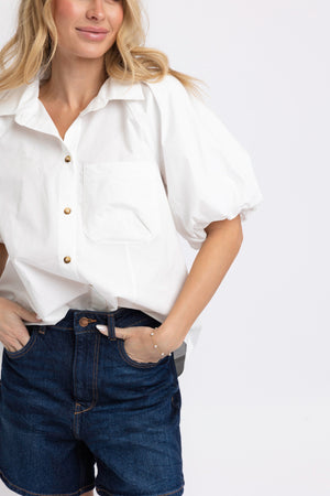 KARLIE CLOTHES Women's Top 224 SOLID POLIN TOP