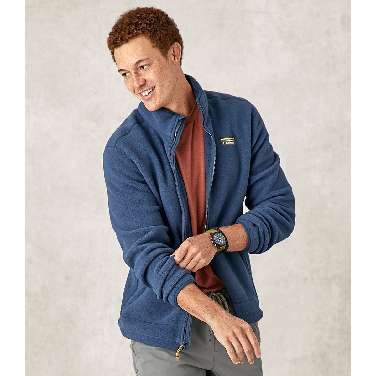 L.L.Bean Men's Jackets L.L.Bean Men's Mountain Classic Fleece Jacket