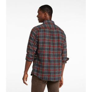 L.L.Bean Men's Sport Shirt L.L.Bean Men's Scotch Plaid Flannel Shirt, Traditional Fit