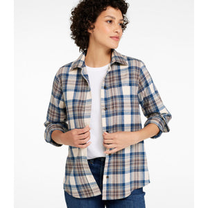 L.L.Bean Women's Shirts L.L.Bean Women's Scotch Plaid Flannel Shirt, Relaxed