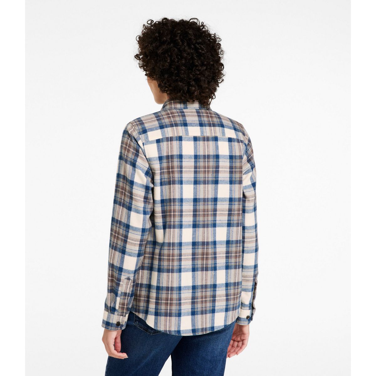L.L.Bean Women's Shirts L.L.Bean Women's Scotch Plaid Flannel Shirt, Relaxed