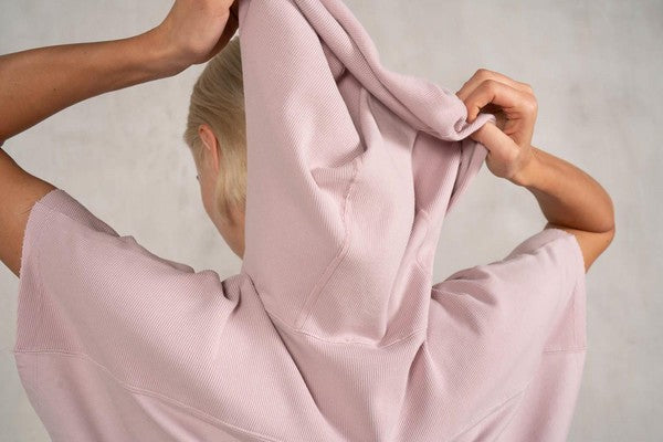 LABIZ Women's Top Cotton Modal Sleeveless Hoodie || David's Clothing