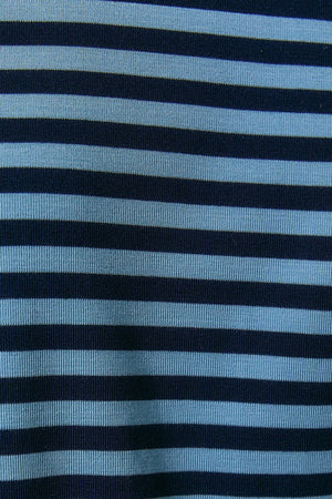 LELIS COLLECTION Short Sleeve Round Neck Oversized Stripe T-shirt