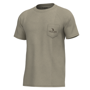 Local Boy Men's Vintage Sphere Short Sleeve Heather Performance Shirt