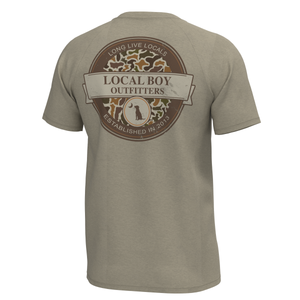 Local Boy Men's Vintage Sphere Short Sleeve Heather Performance Shirt