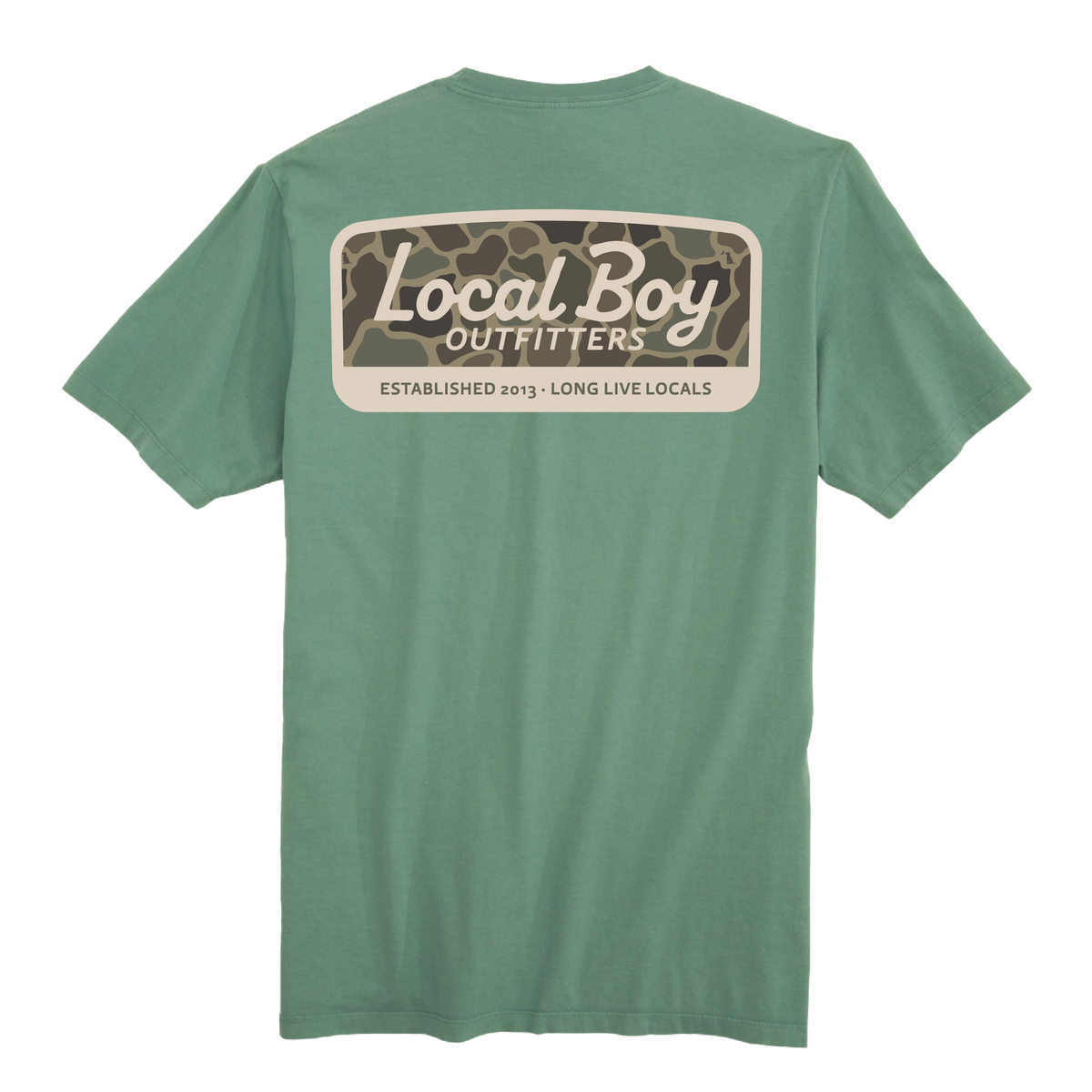 LOCAL BOY OUTFITTERS Kid's Tees LIGHT GREEN / XS Local Boy Youth Brush Camo Mark T-Shirt L0000208LTG