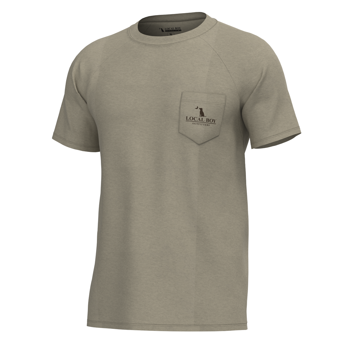LOCAL BOY OUTFITTERS Kid's Tees Local Boy Youth Vintage Sphere Short Sleeve Heather Performance Shirt